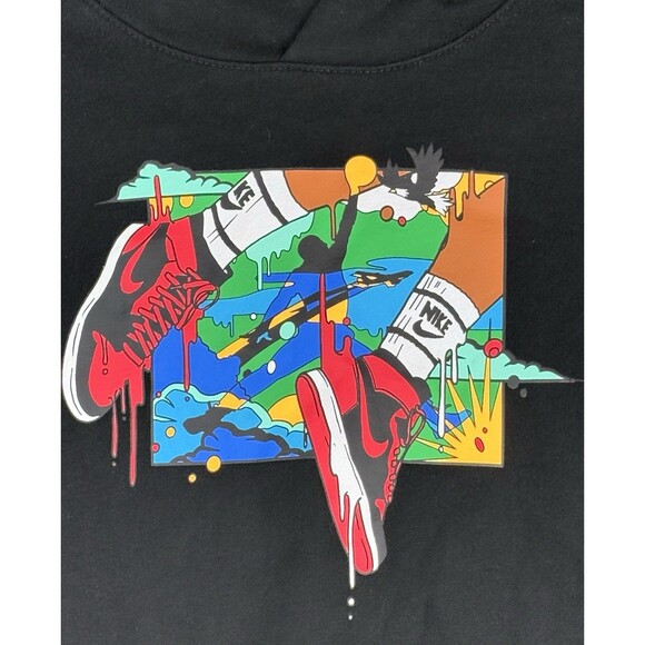 Jordan Jumpman Kids Graphic Hoodie Sweatshirt Boy's S Small (6-7) - Picture 2 of 5